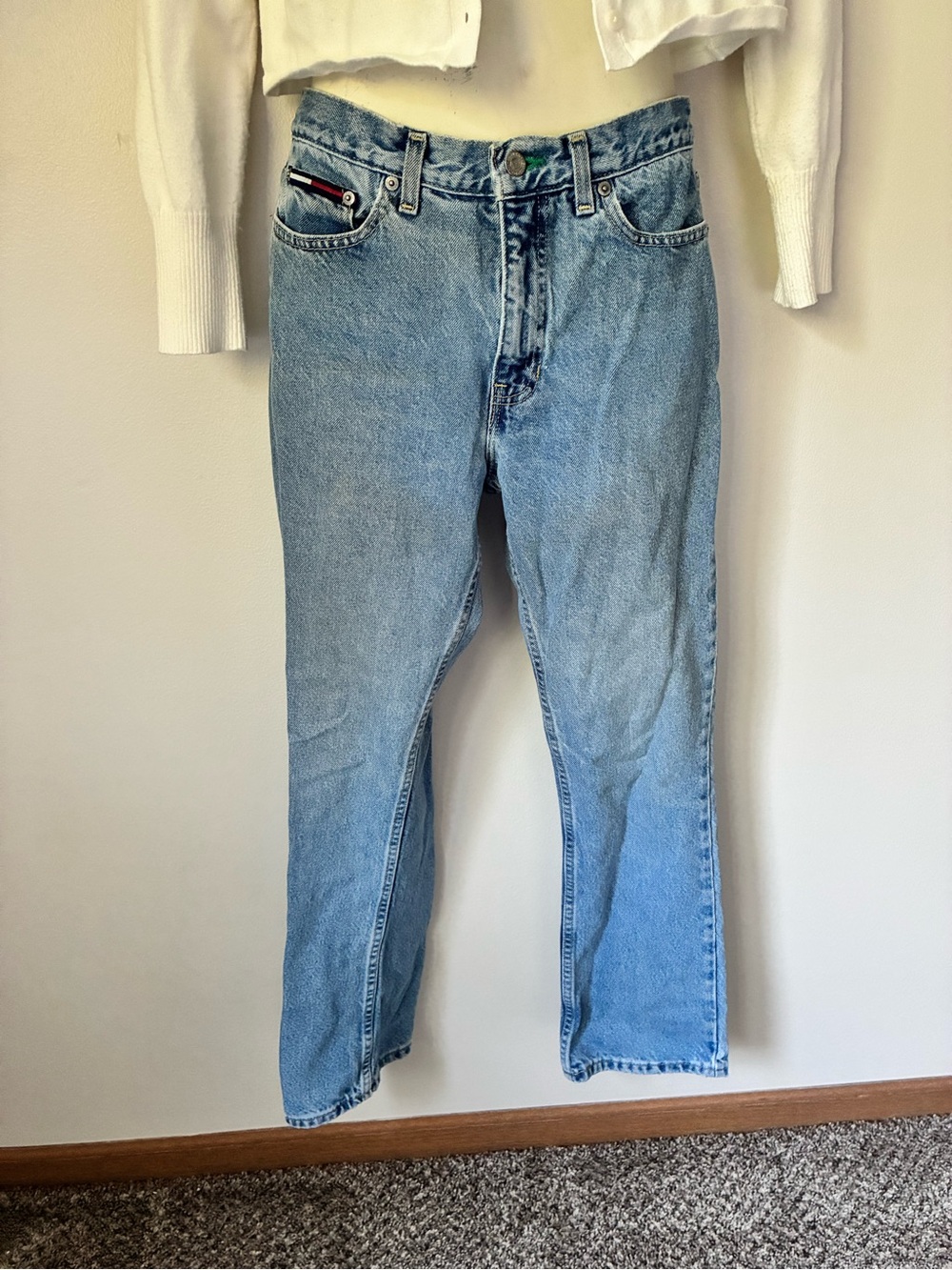 Tommy Hilfiger Light Blue Straight-Leg Women's Jeans